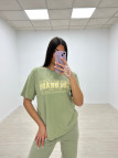 CAMISETA OVERSIZE LAVADA VERDE