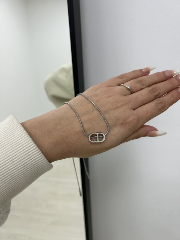 COLLAR CD PLATA