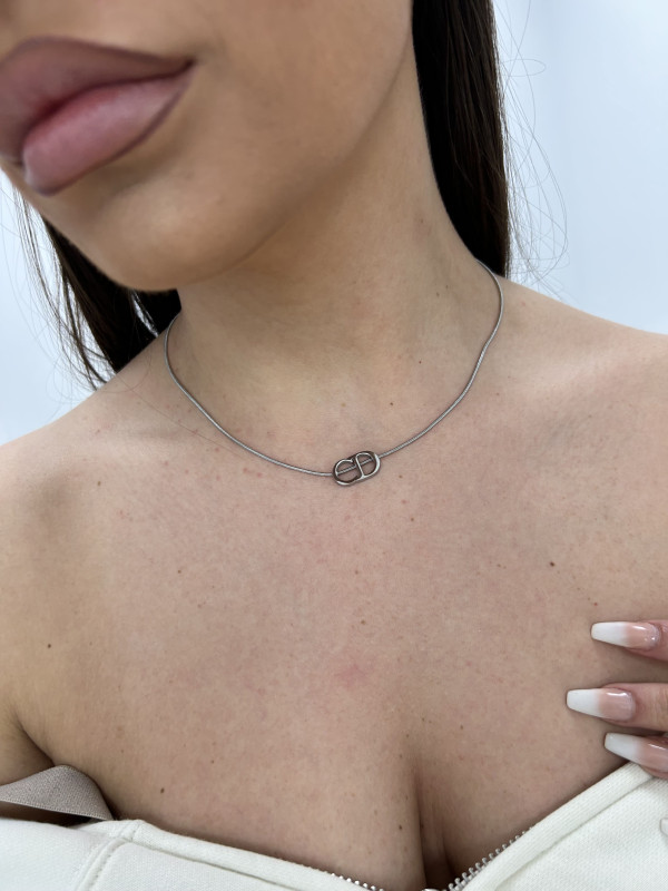 COLLAR CD PLATA