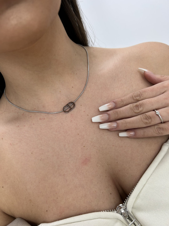 COLLAR CD PLATA