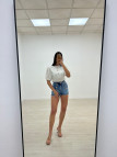 BLUSA ENCAJE FAROL BLANCA BLUSA ENCAJE FAROL BLANCA